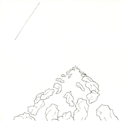 Jakob Schieche | Skizze 2 | 2010 | 20 x 20 cm | Tusche auf Papier